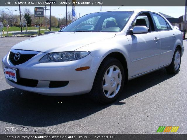 2003 Mazda MAZDA6 i Sedan in Satin Silver Metallic