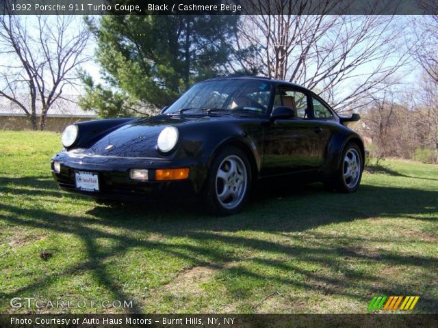 1992 Porsche 911 Turbo Coupe in Black