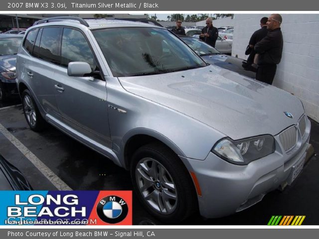 2007 BMW X3 3.0si in Titanium Silver Metallic