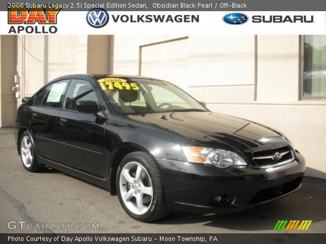 2006 Subaru Legacy 2.5i Special Edition Sedan in Obsidian Black Pearl