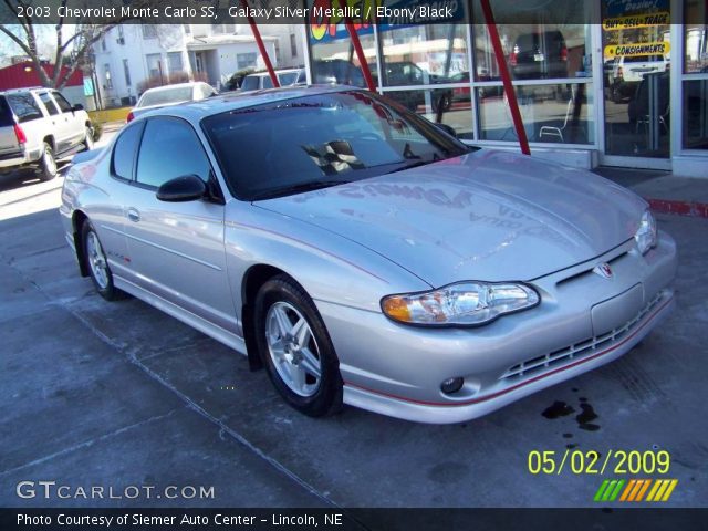 2003 Chevrolet Monte Carlo SS in Galaxy Silver Metallic