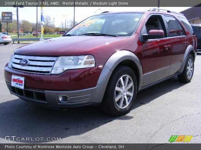 2008 Ford Taurus X SEL AWD in Merlot Metallic