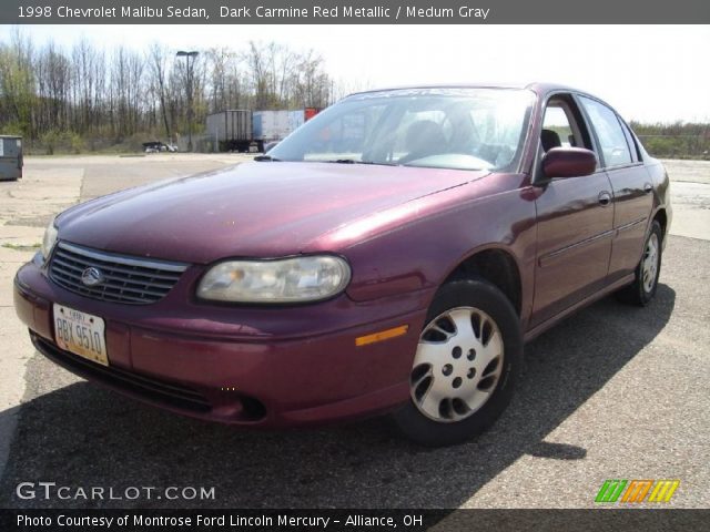 1998 Chevrolet Malibu Sedan in Dark Carmine Red Metallic