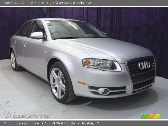 2007 Audi A4 2.0T Sedan in Light Silver Metallic
