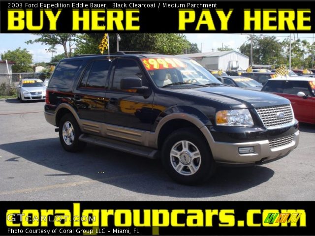 2003 Ford Expedition Eddie Bauer in Black Clearcoat