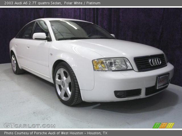 2003 Audi A6 2.7T quattro Sedan in Polar White