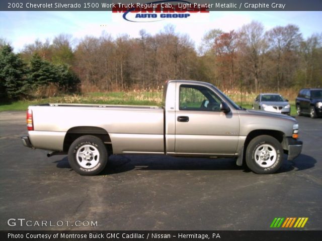 2002 Chevrolet Silverado 1500 Work Truck Regular Cab in Light Pewter Metallic