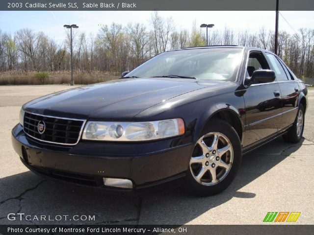 2003 Cadillac Seville SLS in Sable Black