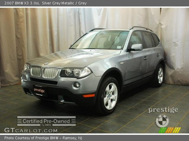 2007 BMW X3 3.0si in Silver Grey Metallic