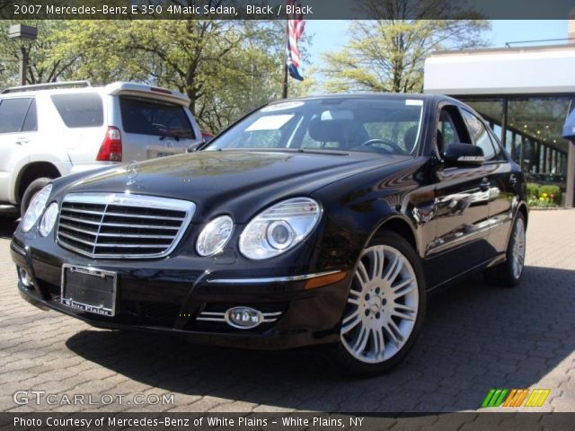 2007 Mercedes-Benz E 350 4Matic Sedan in Black