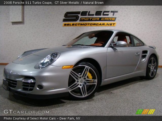 2008 Porsche 911 Turbo Coupe in GT Silver Metallic