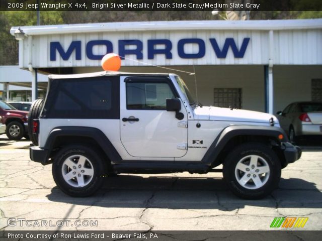 2009 Jeep Wrangler X 4x4 in Bright Silver Metallic