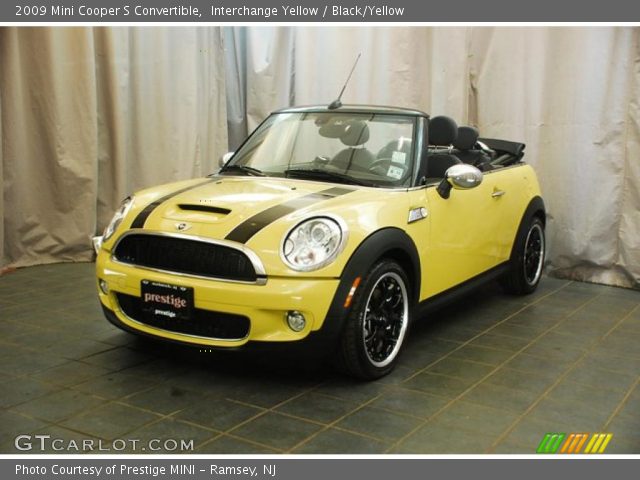 2009 Mini Cooper S Convertible in Interchange Yellow