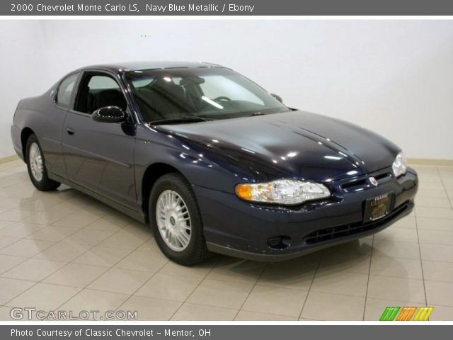 2000 Chevrolet Monte Carlo LS in Navy Blue Metallic