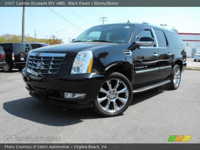 2007 Cadillac Escalade ESV AWD in Black Raven