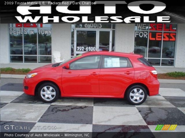2009 Toyota Matrix 1.8 in Radiant Red