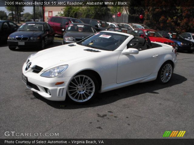 2006 Mercedes-Benz SLK 55 AMG Roadster in Alabaster White