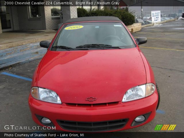 2000 Chevrolet Cavalier Z24 Convertible in Bright Red