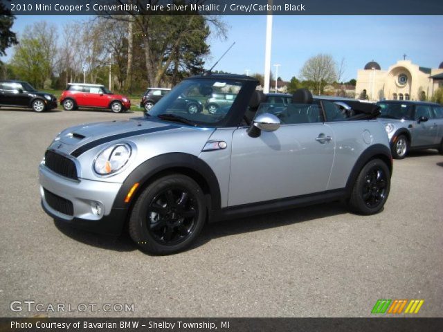 2010 Mini Cooper S Convertible in Pure Silver Metallic