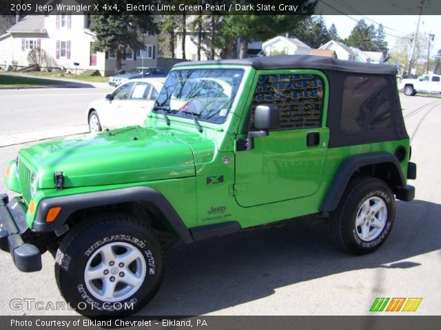 2005 Jeep Wrangler X 4x4 in Electric Lime Green Pearl
