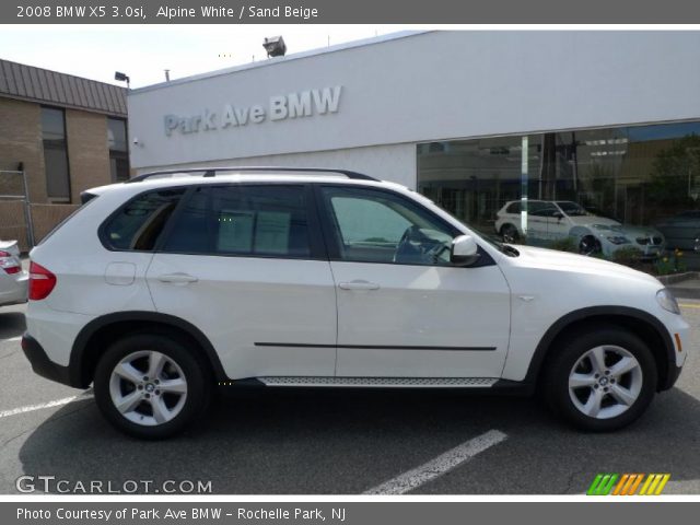2008 BMW X5 3.0si in Alpine White