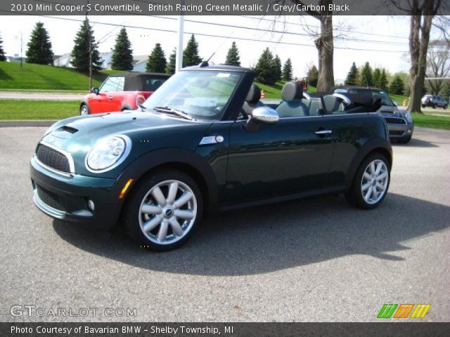 2010 Mini Cooper S Convertible in British Racing Green Metallic