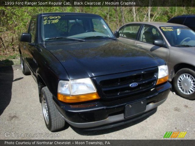 1999 Ford Ranger Sport Regular Cab in Black Clearcoat