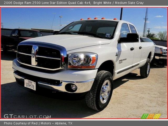 2006 Dodge Ram 2500 Lone Star Edition Quad Cab 4x4 in Bright White