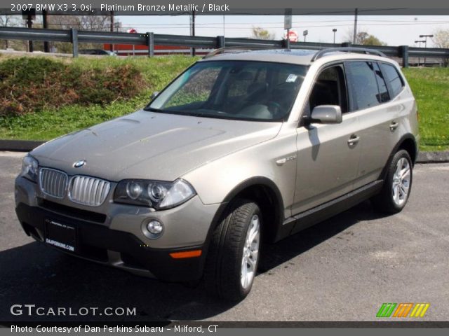 2007 BMW X3 3.0si in Platinum Bronze Metallic