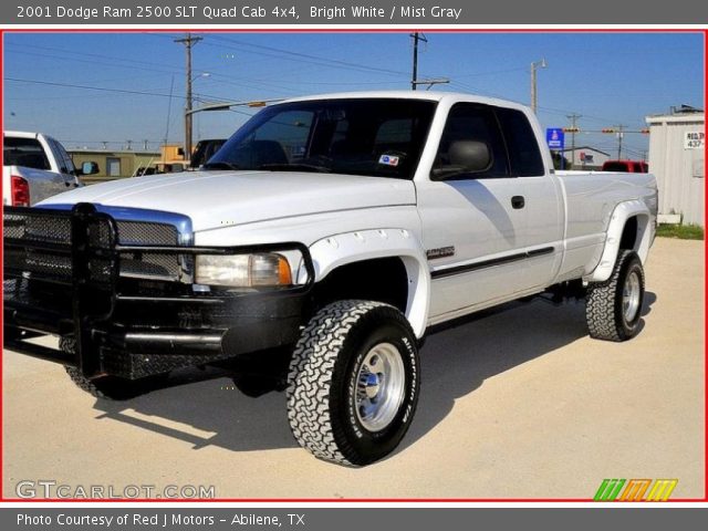 2001 Dodge Ram 2500 SLT Quad Cab 4x4 in Bright White