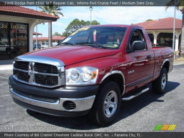 2008 Dodge Ram 1500 SXT Regular Cab in Inferno Red Crystal Pearl