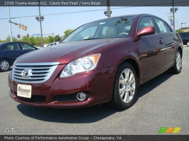 2008 Toyota Avalon XLS in Cassis Red Pearl