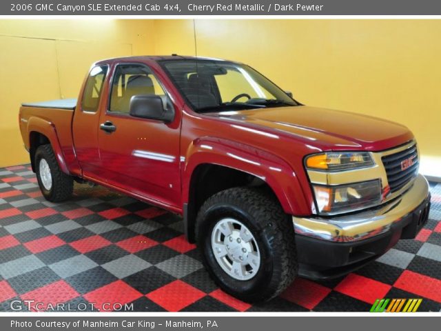 2006 GMC Canyon SLE Extended Cab 4x4 in Cherry Red Metallic
