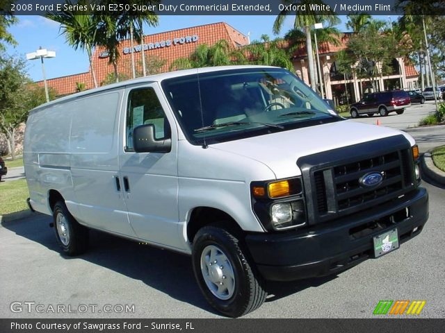 2008 Ford E Series Van E250 Super Duty Commericial Extended in Oxford White