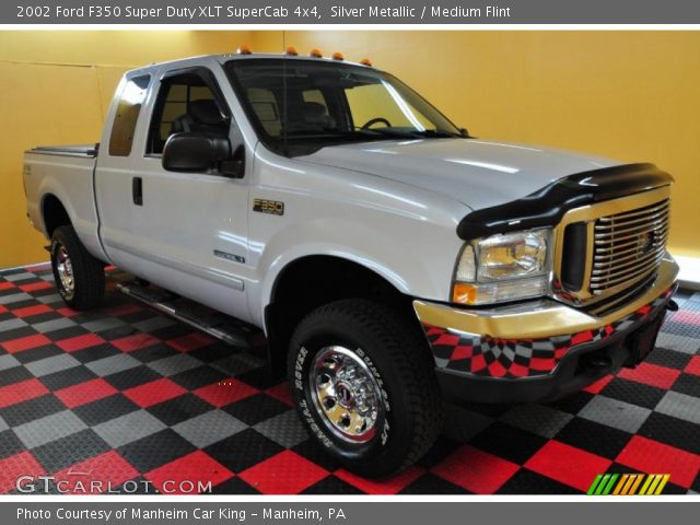 2002 Ford F350 Super Duty XLT SuperCab 4x4 in Silver Metallic
