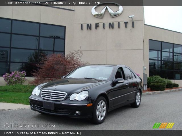 2006 Mercedes-Benz C 280 4Matic Luxury in Black