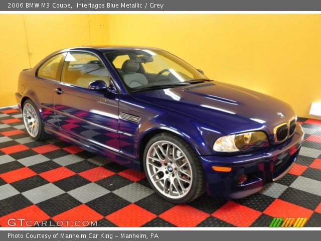 2006 BMW M3 Coupe in Interlagos Blue Metallic