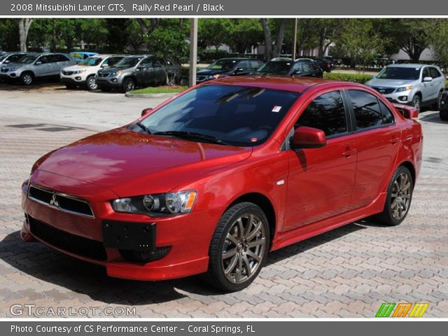 2008 Mitsubishi Lancer GTS in Rally Red Pearl