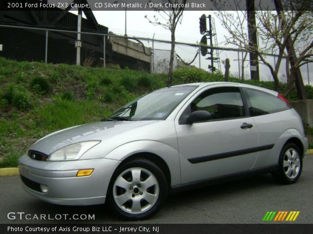 2001 Ford Focus ZX3 Coupe in CD Silver Metallic