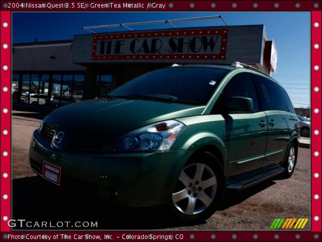 2004 Nissan Quest 3.5 SE in Green Tea Metallic