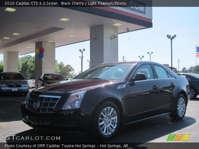 2010 Cadillac CTS 3.0 Sedan in Black Cherry