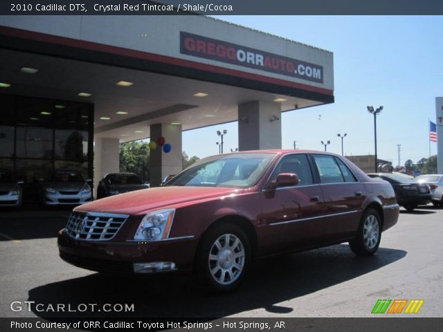 2010 Cadillac DTS  in Crystal Red Tintcoat