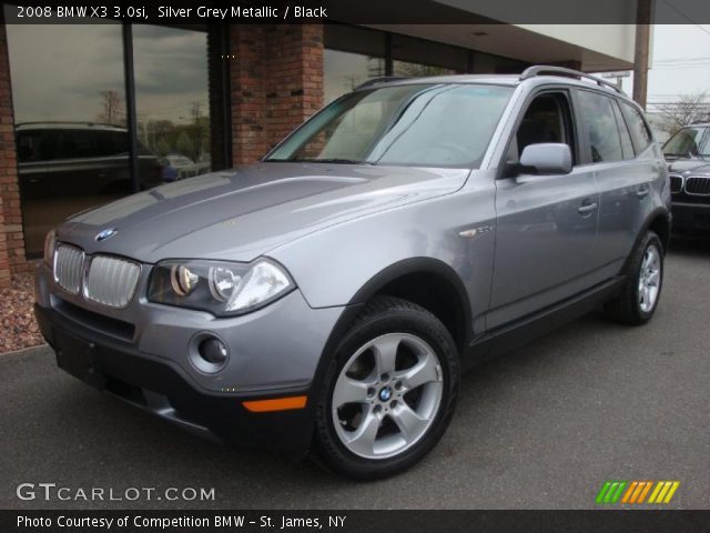 2008 BMW X3 3.0si in Silver Grey Metallic