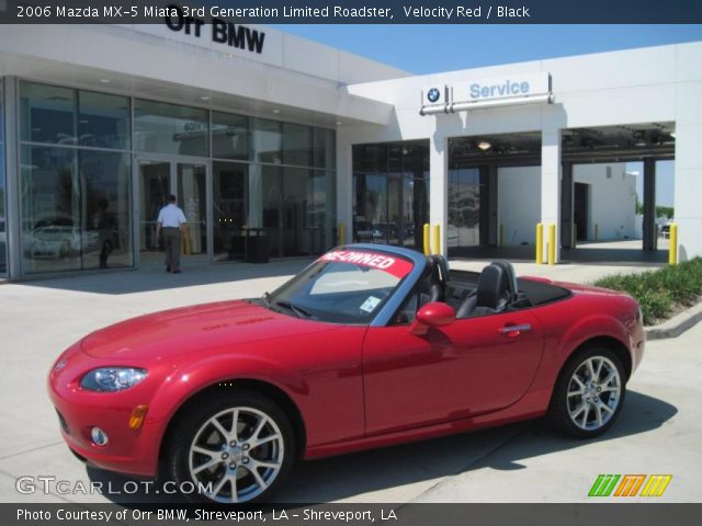 2006 Mazda MX-5 Miata 3rd Generation Limited Roadster in Velocity Red