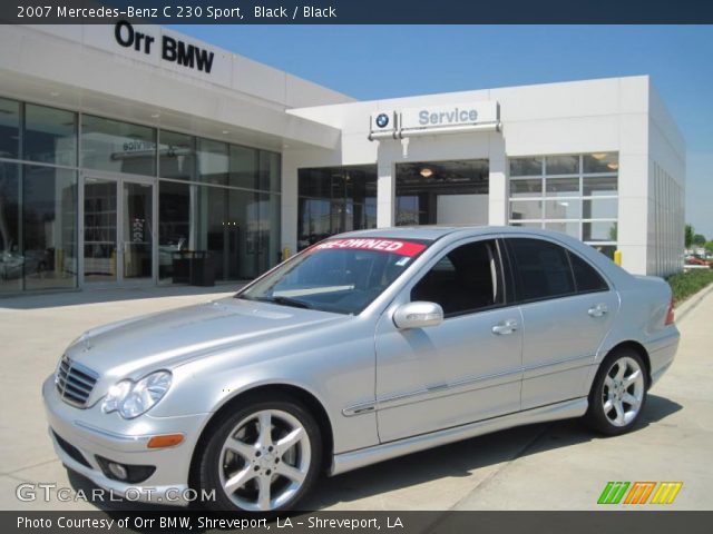 2007 Mercedes-Benz C 230 Sport in Black