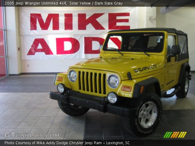 2005 Jeep Wrangler Unlimited 4x4 in Solar Yellow