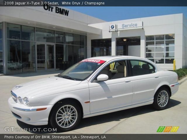 2008 Jaguar X-Type 3.0 Sedan in White Onyx