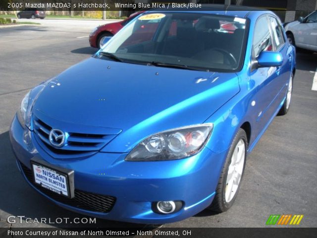 2005 Mazda MAZDA3 s Hatchback in Winning Blue Mica