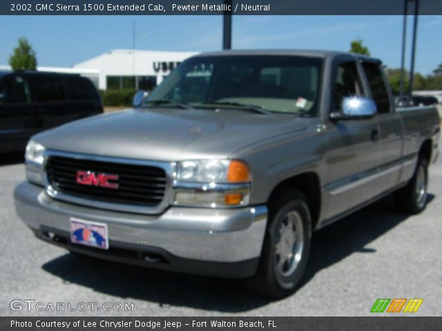 2002 GMC Sierra 1500 Extended Cab in Pewter Metallic