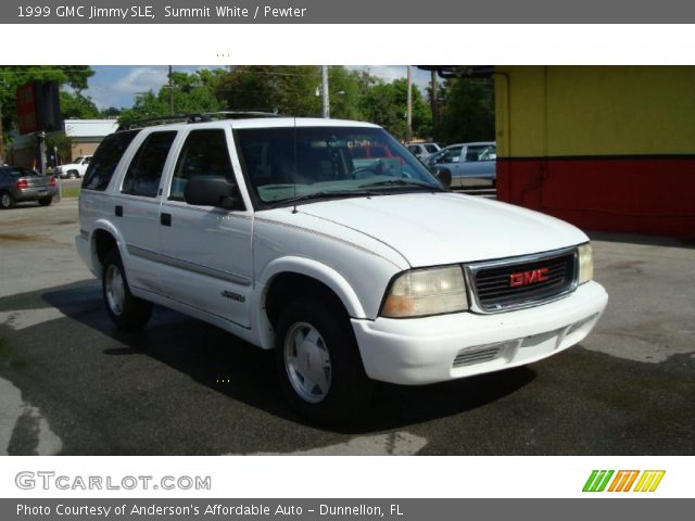 1999 GMC Jimmy SLE in Summit White